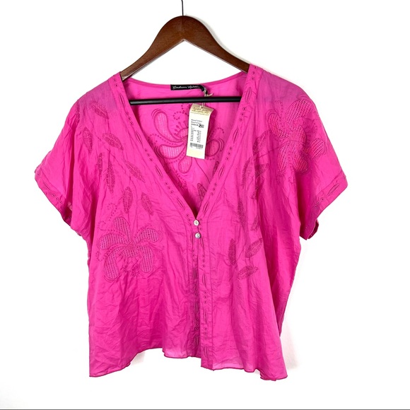 Gudrun Sjoden Tops Gudrun Sjoden Embroidered Blouse Poshmark